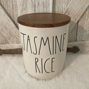 Rae Dunn Jasmine Rice Cellar